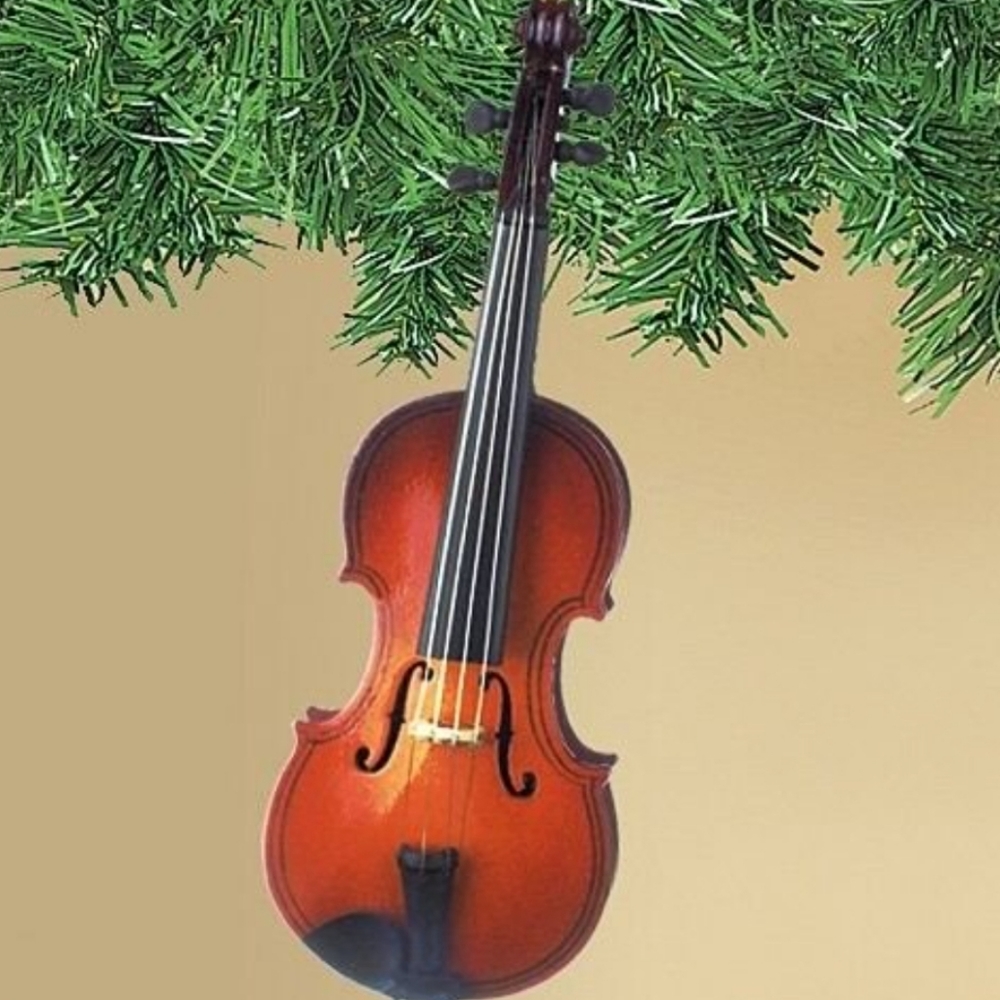 Broadway Gifts 5 inch violin ornament